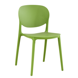 Rakásolható szék, zöld, FEDRA